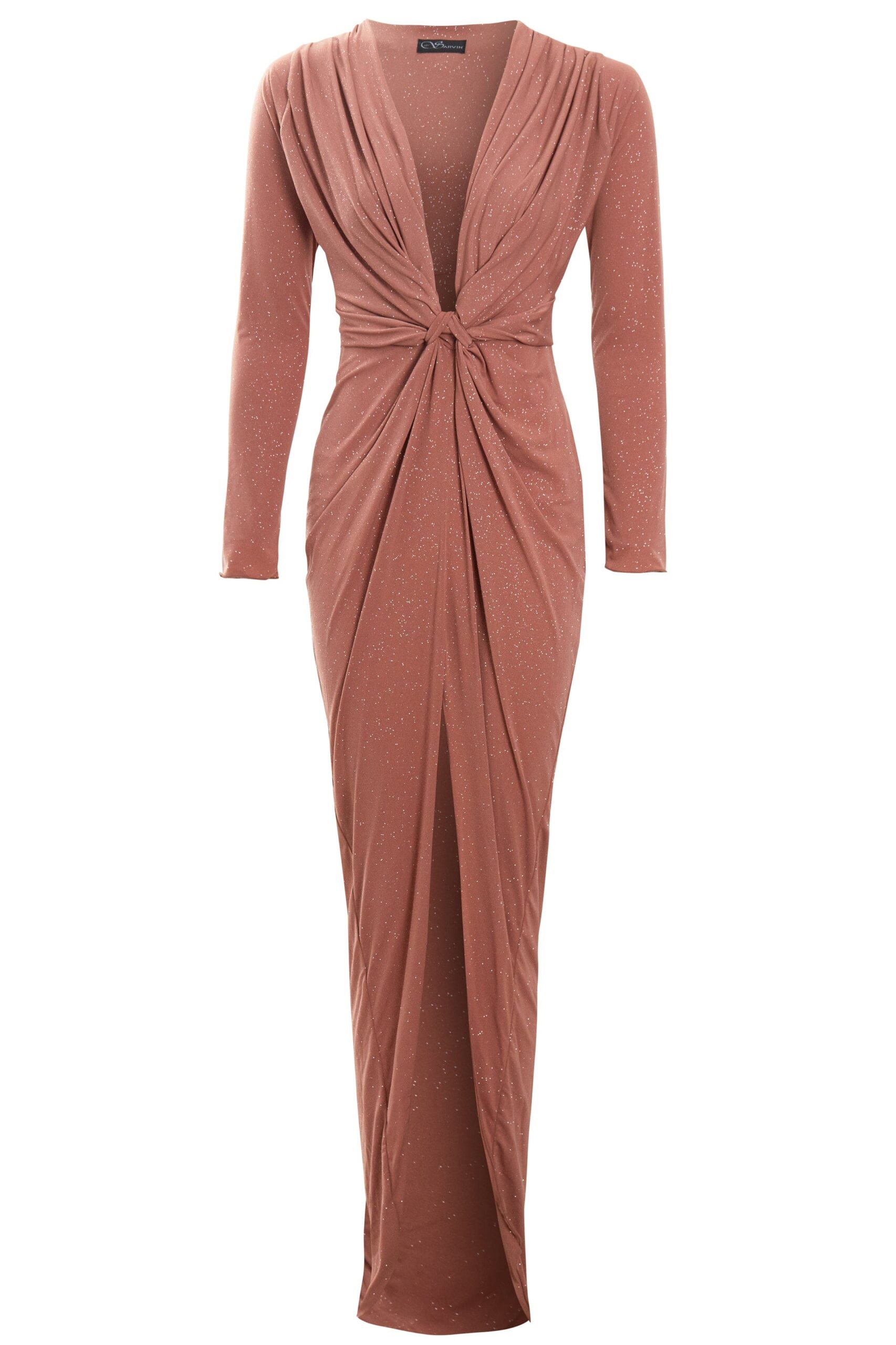Rose Gold Twist Knot Front Dress - Image 8