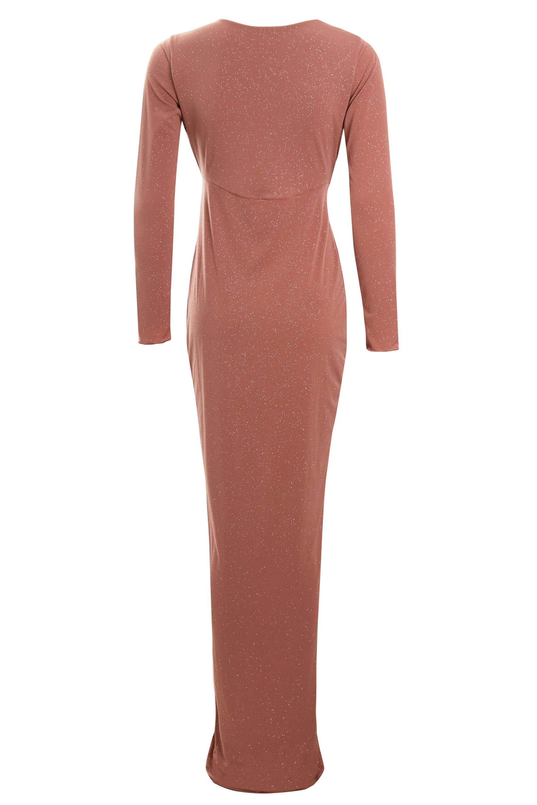 Rose Gold Twist Knot Front Dress - Image 4