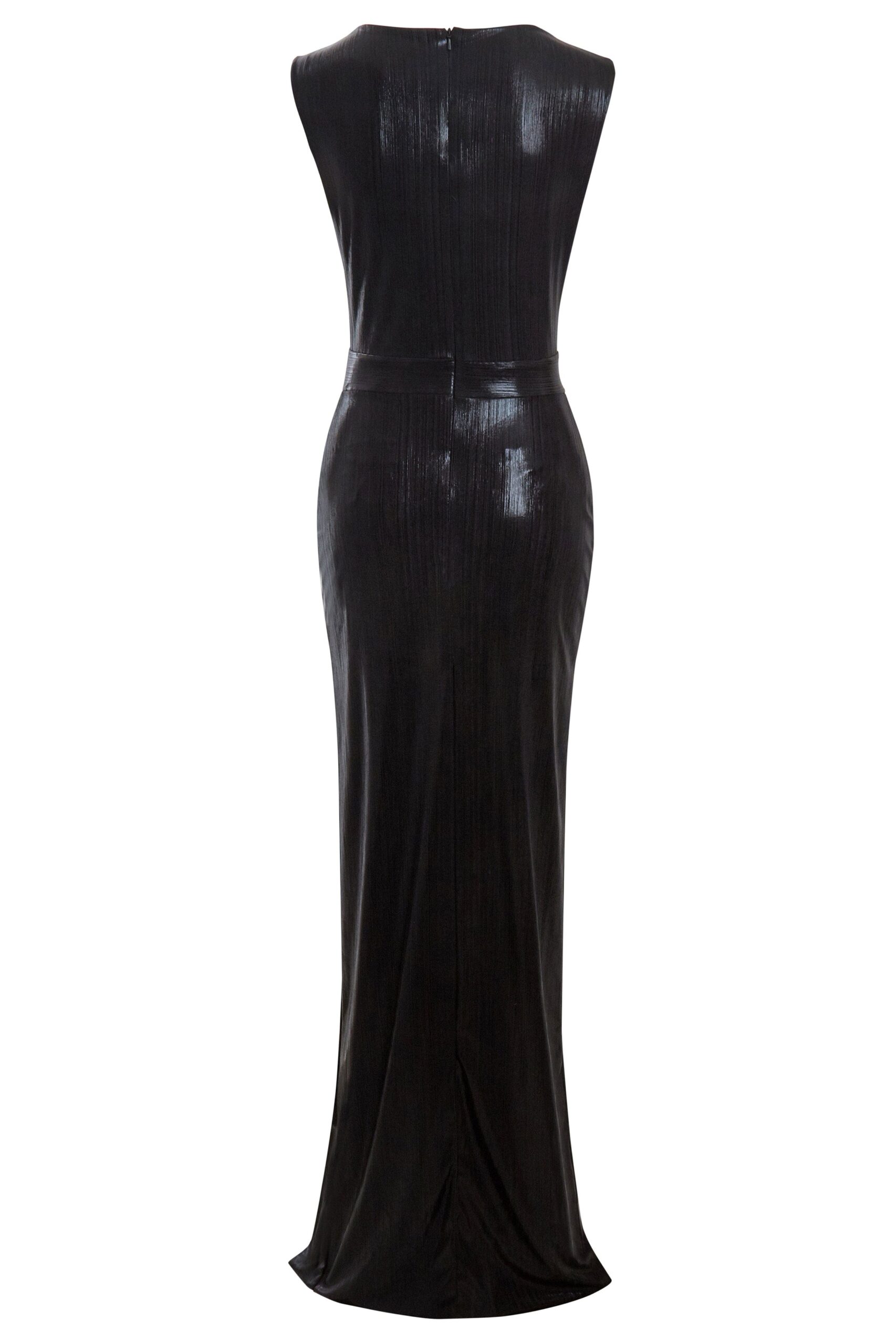 Black Cut-Out Maxi Dress - Image 4
