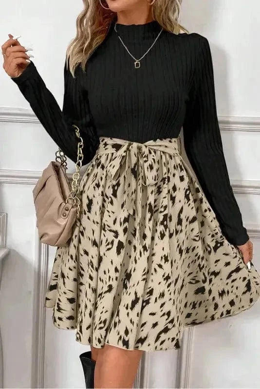 Artisanal A-Line Ribbed Dress - Image 7