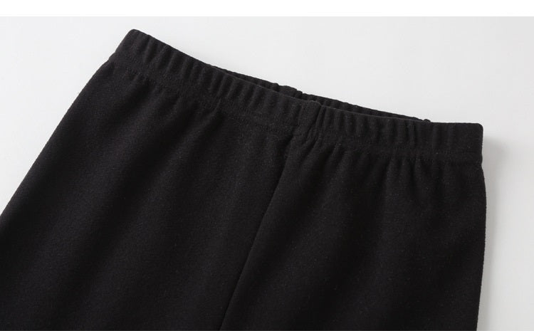 Girls Letters Printing Patchwork Design Hoodie Striped Pants Sets - Image 4